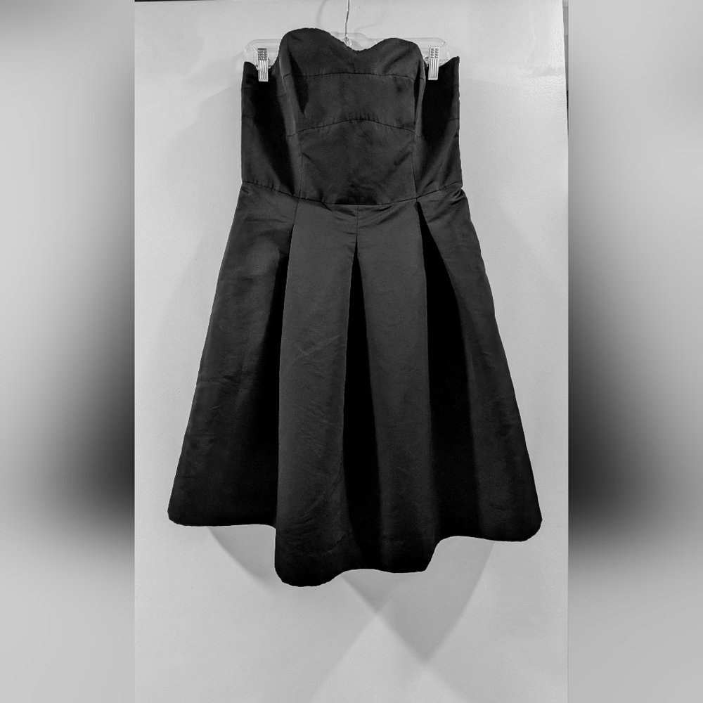 Jacob Vintage Black Strapless Sweetheart Neckline Dress